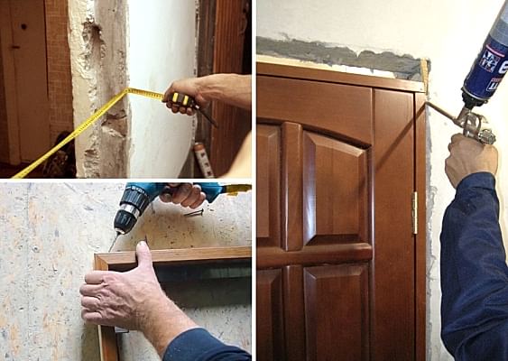 Установка межкомнатных дверей 1